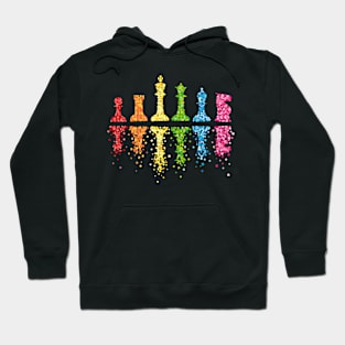 Chess Chess Player Chess Player Rainbow Hoodie